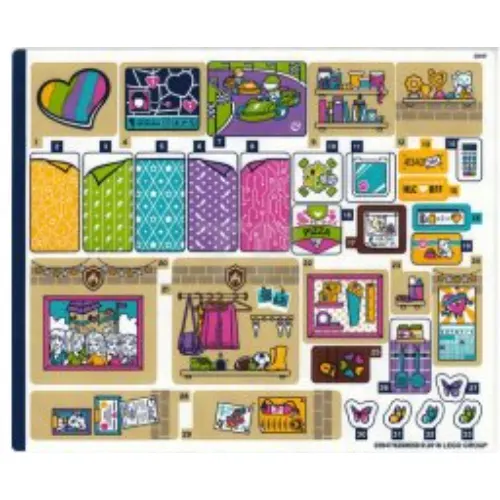 Sticker Sheet for Set 41340-1