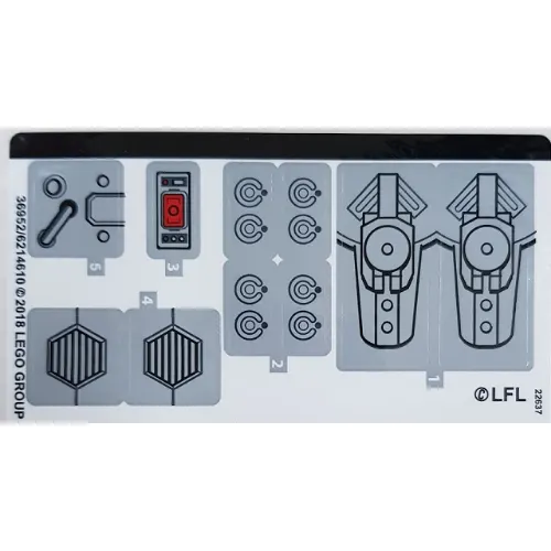 Sticker Sheet for Set 75201-1