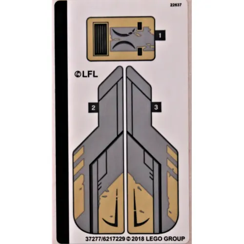 Sticker Sheet for Set 75204-1