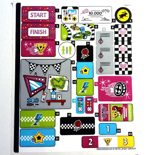 Sticker Sheet for Set 41352-1