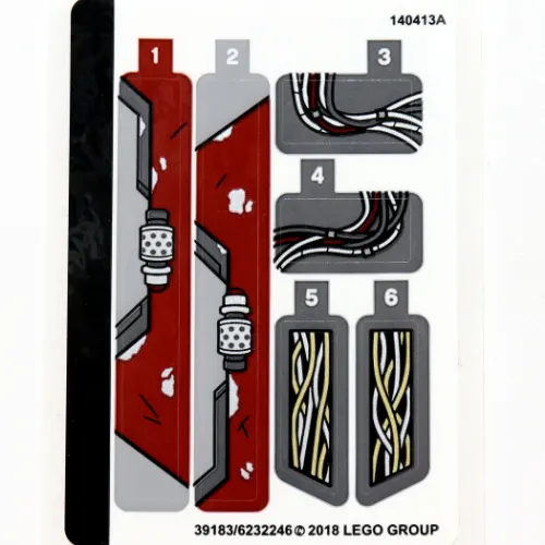 Sticker Sheet for Set 76109-1