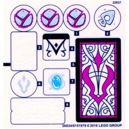 Sticker Sheet for Set 41179-1