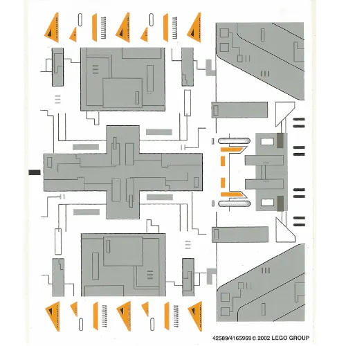 Sticker Sheet for Set 7163-1