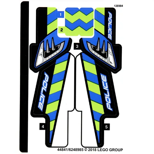 Sticker Sheet for Set 42091-1