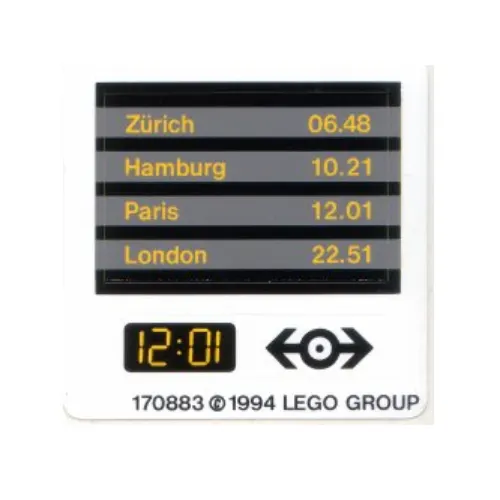 Sticker Sheet for Set 4532-1