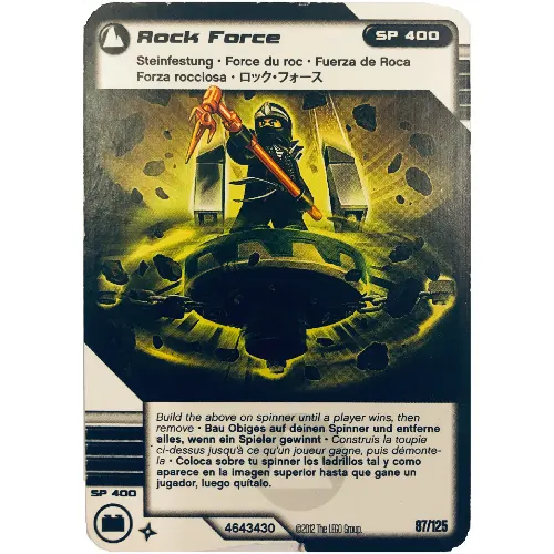 Trading Card, Ninjago Deck #2: 87 - Rock Force - North American Version