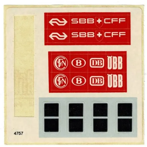 Sticker Sheet for Set 164-1