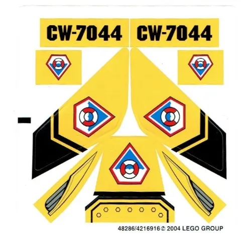 Sticker Sheet for Set 7044-1