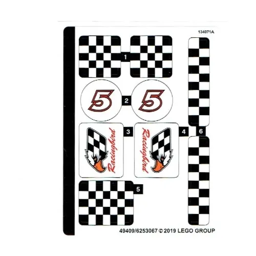 Sticker Sheet for Set 31094-1