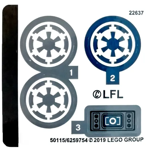Sticker Sheet for Set 75262-1