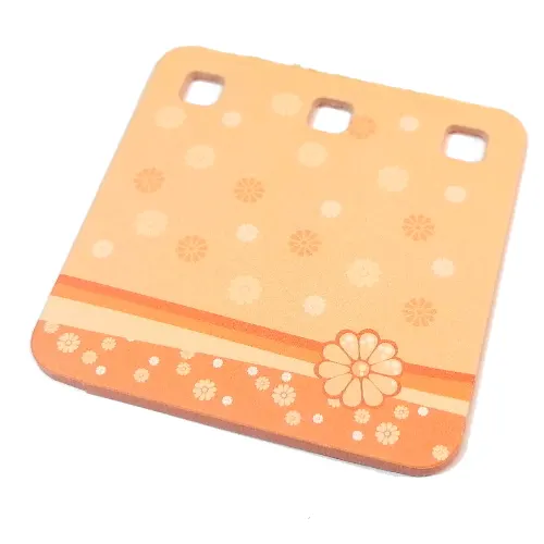 Clikits Memo Pad with 3 Holes and Flowers Print
