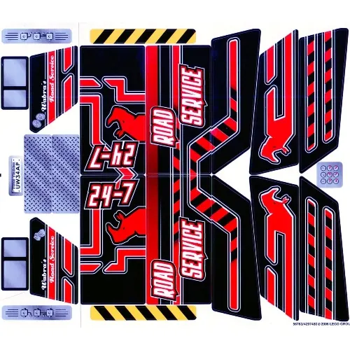 Sticker Sheet for Set 8285-1