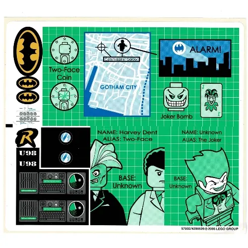 Sticker Sheet for Set 7783-1
