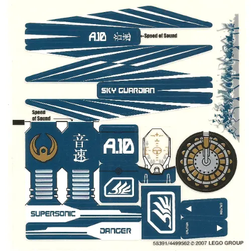 Sticker Sheet for Set 8103-1