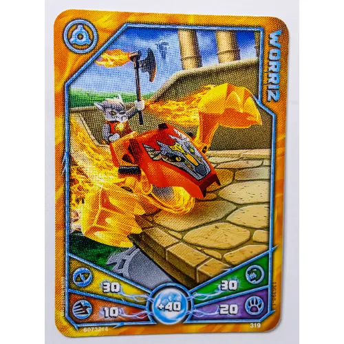 Trading Card, Legends of Chima Deck #3: 319 - Worriz