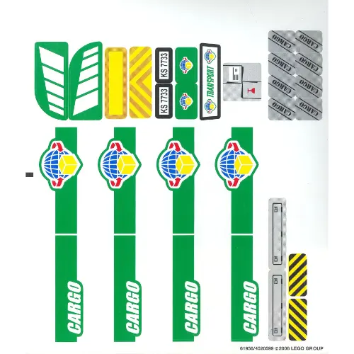Sticker Sheet for Set 7733-1