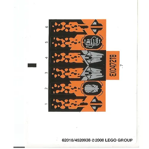 Sticker Sheet for Set 8112-1