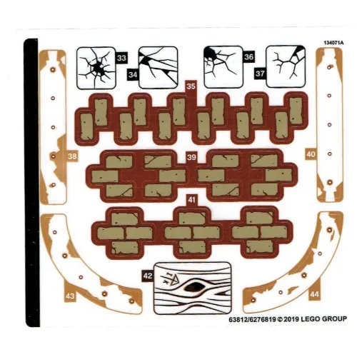 Sticker Sheet 2 for Set 70425-1