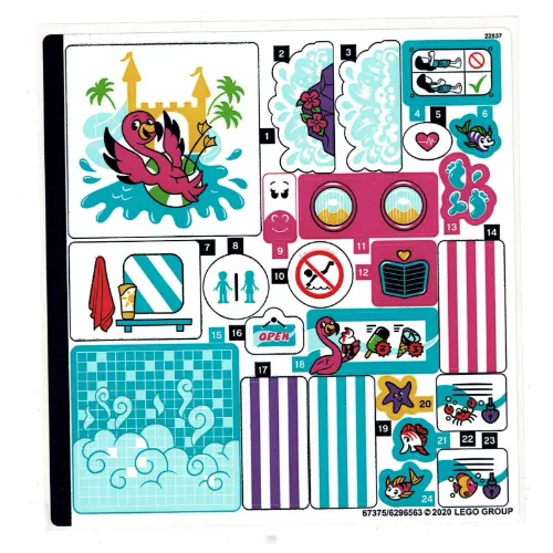 Sticker Sheet for Set 41430-1