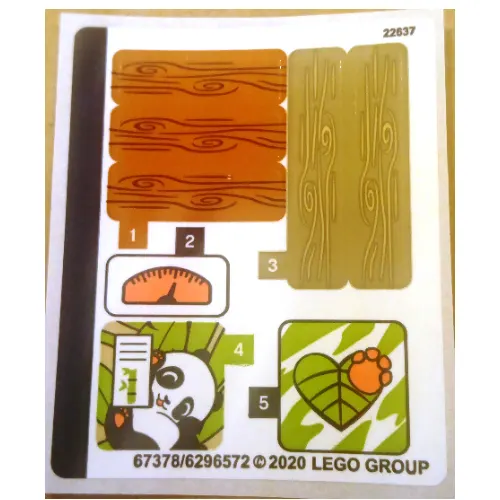 Sticker Sheet for Set 41422-1