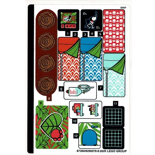 Sticker Sheet for Set 41424-1