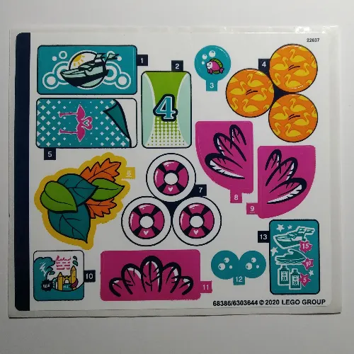 Sticker Sheet for Set 41433-1