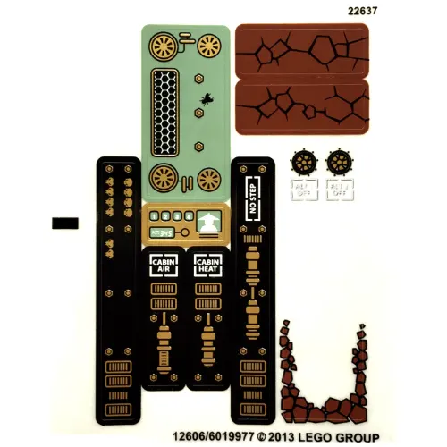 Sticker Sheet for Set 70502-1