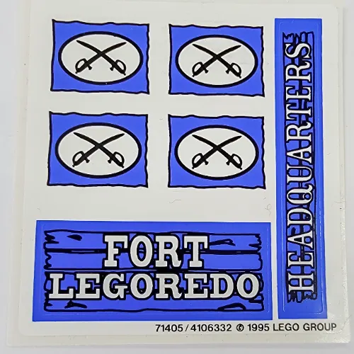 Sticker Sheet for Sets 6769-1, 6762-1