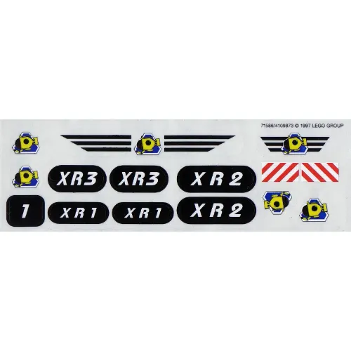 Sticker Sheet 1 for Set 1782-1