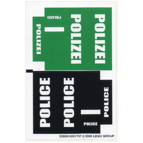 Sticker Sheet for Set 7245-1