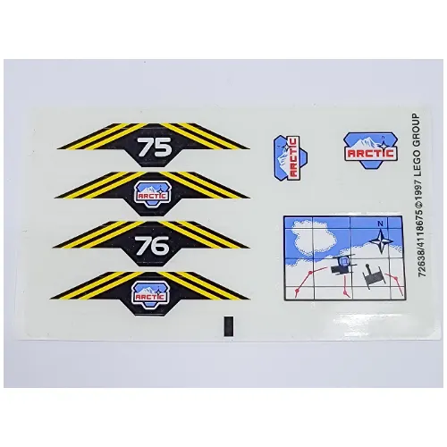 Sticker Sheet 1 for Set 6575-1