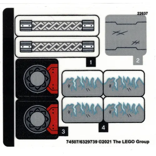 Sticker Sheet for Set 76169-1