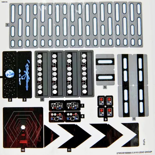 Sticker Sheet for Set 75159-1