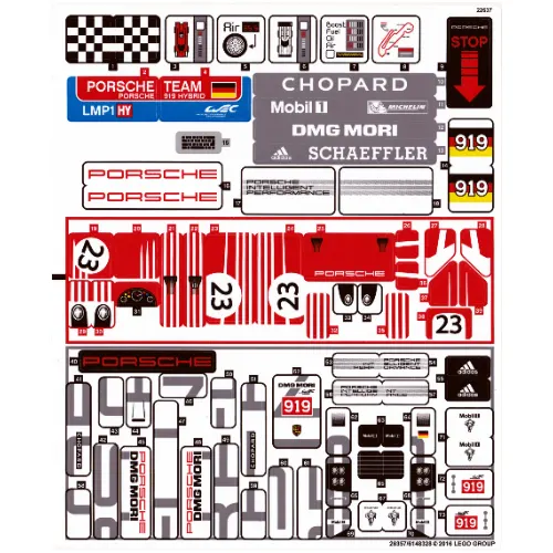 Sticker Sheet for Set 75876-1