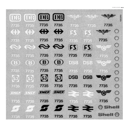 Sticker Sheet for Set 7735-1