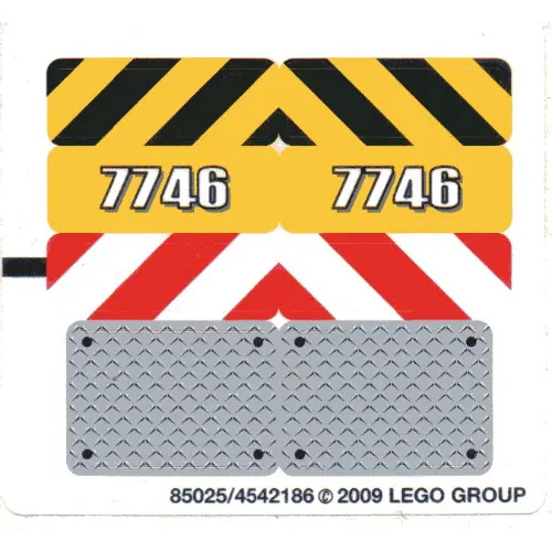 Sticker Sheet for Set 7746-1