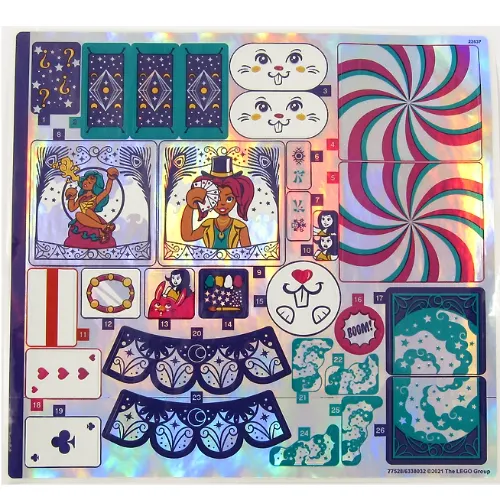 Sticker Sheet for Set 41685-1