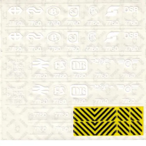 Sticker Sheet for Set 7760-1