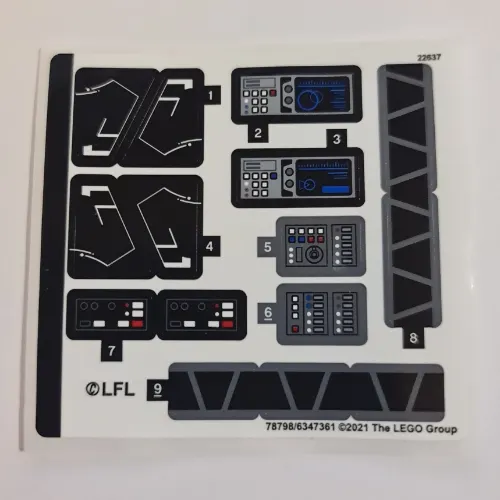Sticker Sheet for Set 75315-1