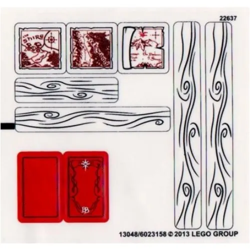 Sticker Sheet for Set 79003-1