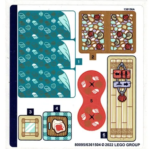 Sticker Sheet for Set 41700-1