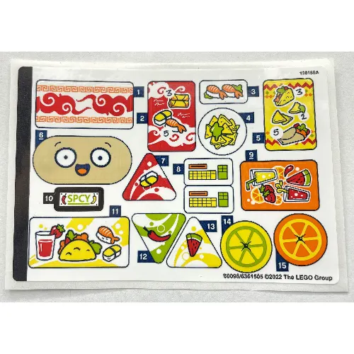 Sticker Sheet for Set 41701-1
