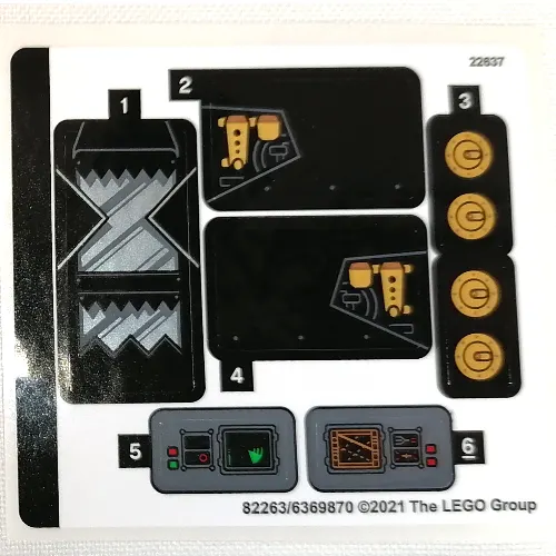 Sticker Sheet for Set 76239-1