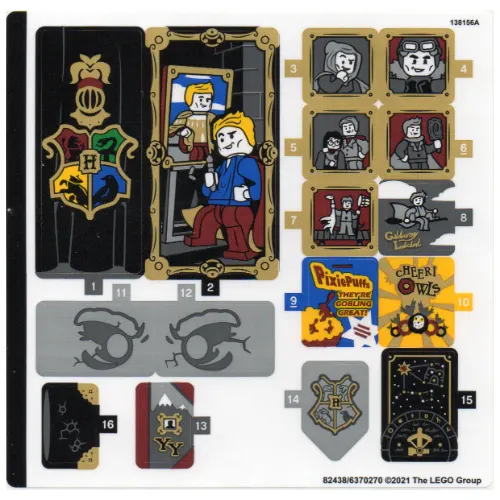 Sticker Sheet for Set 76389-1