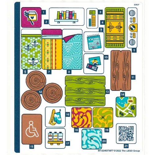 Sticker Sheet for Set 41703-1