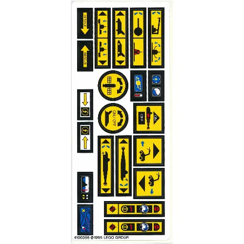 Sticker Sheet for Set 8480-1