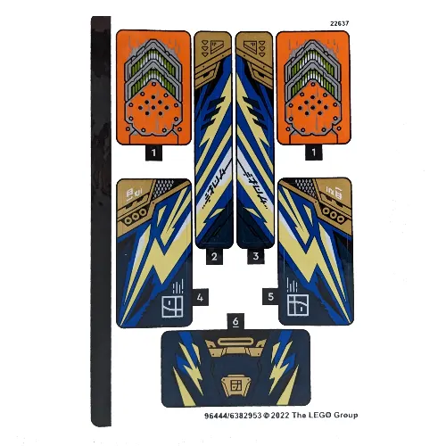Sticker Sheet for Set 71776-1