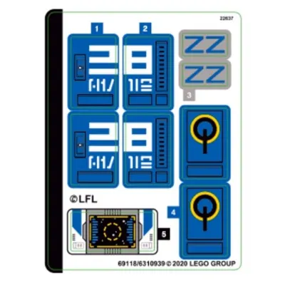 Sticker Sheet for Set 75293-1