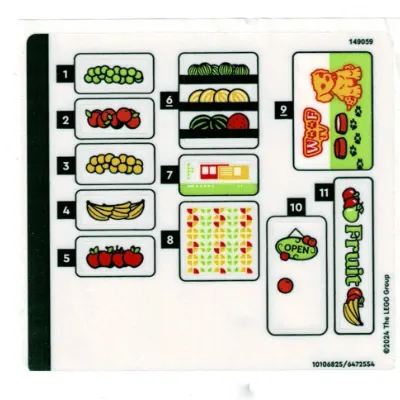 Sticker Sheet for Set 40684-1