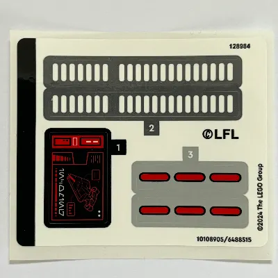 Sticker Sheet for Set 75386-1